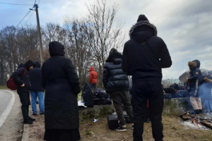 trideset Čečena čečenski migranti na granici bih i hrvatske ogrenuti ljeđima