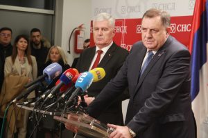 Dodik i Čović nakon sastanka najavili formiranje državne vlasti s Osmorkom