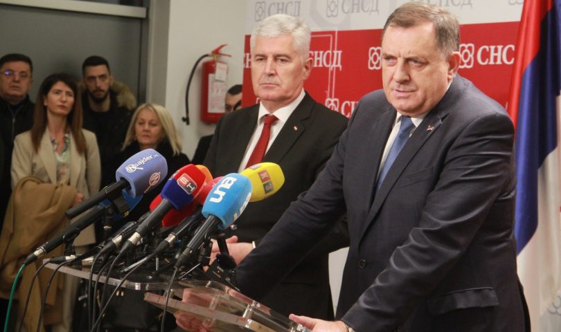 Dodik i Čović nakon sastanka najavili formiranje državne vlasti s Osmorkom