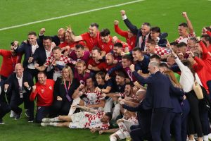 četvrtfinale Svjetskog prvenstva slavlje hrvatskih nogometaša nakon pobjede u japanu