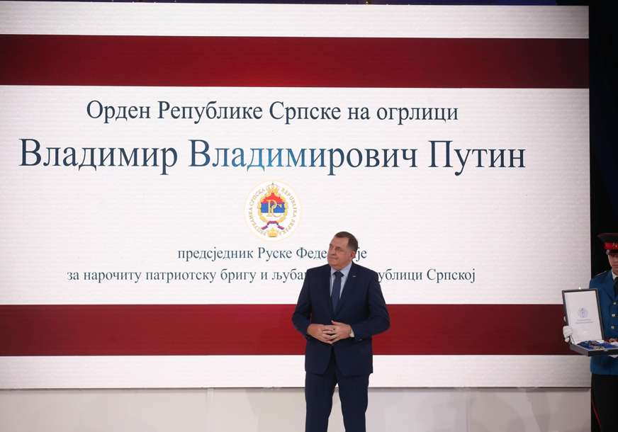 Dodik odlikovao Putina Vladimir Putin, Milorad Dodik