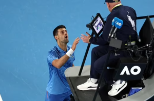bijes Novaka Đokovića đoković razgovara sa sudijom na australian openu