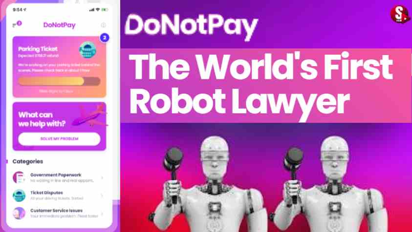Umjetna inteligencija preuzela je odbranu do not pay upute na mobitelu dva robota sa sudijskim čekićem