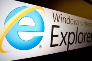 Internet Explorer natpis na ekranu