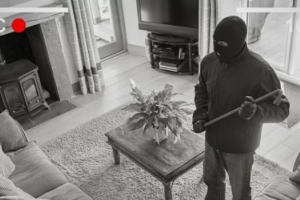 putujuća banda lopov maskiran u kući videonadzor