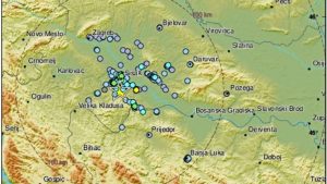 U 16:18 potres jačine 2.9 po Richteru zatresao je sisačko područje u Hrvatskoj, javlja EMSC. Ljudi na EMSC-ovoj aplikaciji pišu