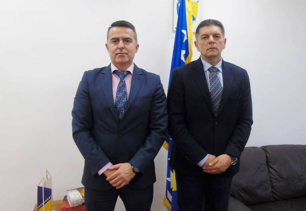 Glavni tužilac Milanko Kajganić sastao se sa novoimenovanim direktorom Obavještajno-sigurnosne agencije BiH (OSABiH) Almirom Džuvom.