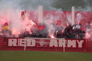 Red Army bojkotirat će sutrašnji gradski derbi zbog odluke Nogometnog saveza BiH da ne dopusti dolazak navijača Zrinjskog na stadion Rođeni.