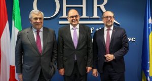 Visoki predstavnik Christian Schmidt sastao se s austrijskim ministrom Alexanderom Schallenbergom i italijanskim kolegom Antonijom Tajanijem