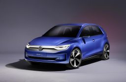 Volkswagen na struju plavi