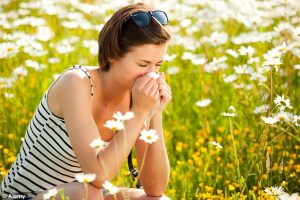 Alergija na polen žena