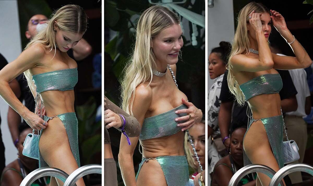 Manekenka Joy Corrigan (28) bila je glavna zvijezda modne piste tokom Paraiso Swim Weeka u Miamiju na Floridi