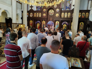 U Banjoj Luci je 16. jula u hramu Hrista Spasitelja služen parastos u znak sjećanja na Dragoljuba Dražu Mihailovića povodom godišnjice smrti.
