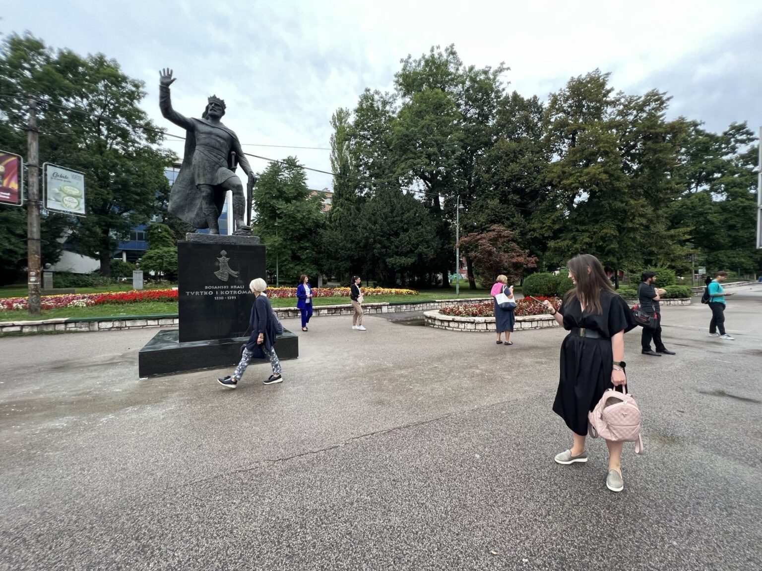 Spomenik Kralju Tvrtku I Kotromaniću Postavljen Sinoć U Sarajevu