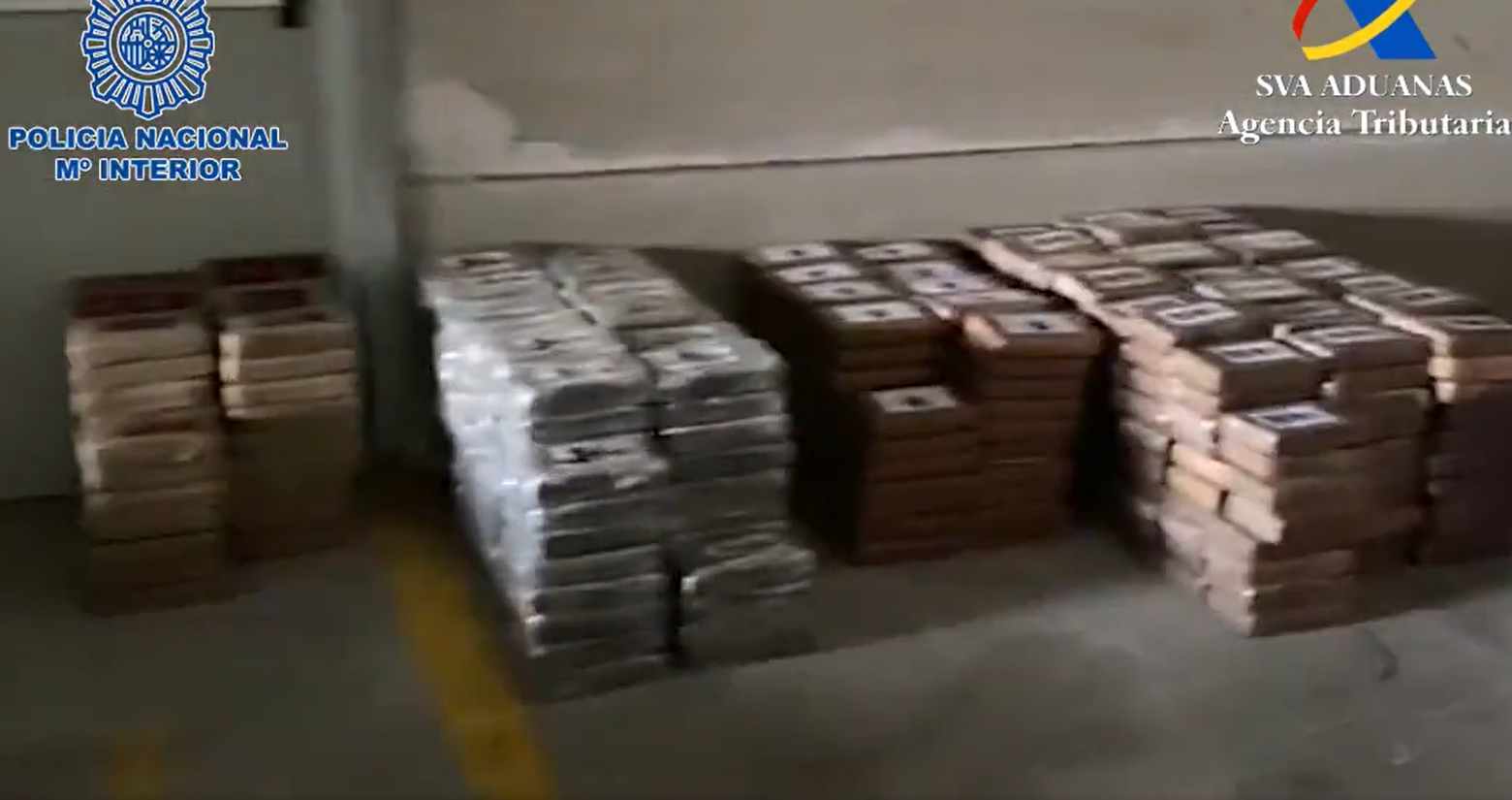 španska policija deset tona kokaina