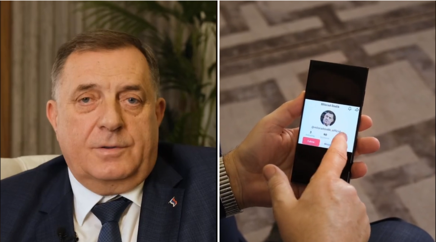 Milorad Dodik poput influensera: Šef RS-a otvorio nalog na TikToku