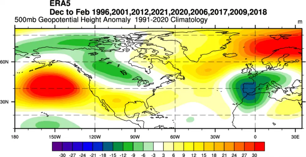 Severe Weather Europe objavio je dugoročnu vremensku prognozu a prvi pogled na prognozu za zimu pokazuje utjecaj slabe faze La Niña