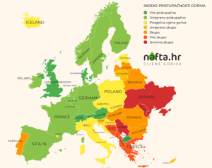 Znate li da je cijena goriva u BiH jedna od najskupljih u odnosu na evropske države? Građani BiH plaćaju jednu od najvećih cijena dizela